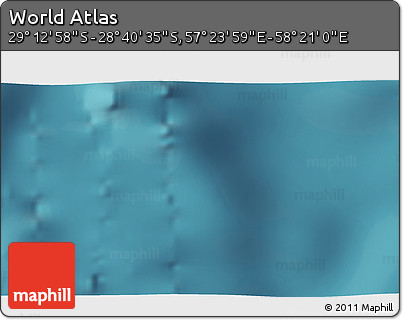 Satellite 3D Map of the Area around 28° 56' 46" S, 57° 52' 30" E