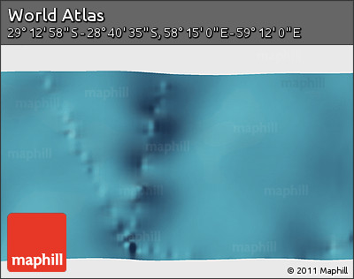 Satellite 3D Map of the Area around 28° 56' 46" S, 58° 43' 30" E