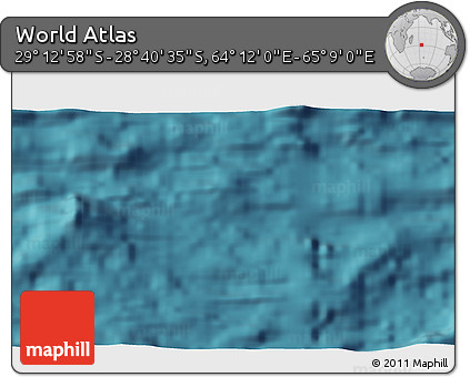 Satellite 3D Map of the Area around 28° 56' 46" S, 64° 40' 30" E