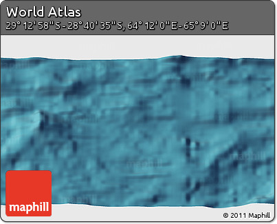Satellite 3D Map of the Area around 28° 56' 46" S, 64° 40' 30" E