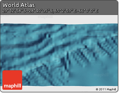 Satellite 3D Map of the Area around 28° 56' 46" S, 65° 31' 30" E