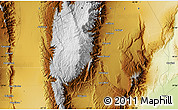 Physical Map of the area around 28° 56' 46" S, 67° 4' 29" W