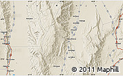 Shaded Relief Map of the area around 28° 56' 46" S, 67° 4' 29" W