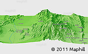 Political Panoramic Map of El Parrón