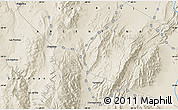 Shaded Relief Map of the area around 28° 56' 46" S, 68° 46' 30" W