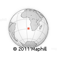 Outline Map of the Area around 28° 56' 46" S, 6° 1' 30" E, rectangular outline