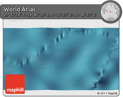 Satellite 3D Map of the Area around 28° 56' 46" S, 72° 19' 29" E