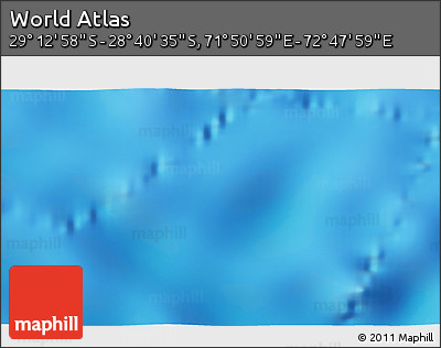 Shaded Relief 3D Map of the Area around 28° 56' 46" S, 72° 19' 29" E