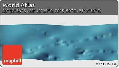 Satellite Panoramic Map of the Area around 28° 56' 46" S, 76° 34' 29" E