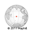 Outline Map of the Area around 28° 56' 46" S, 77° 25' 30" E, rectangular outline