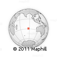 Outline Map of the Area around 28° 56' 46" S, 86° 46' 30" E, rectangular outline