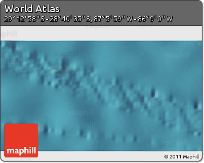 Satellite 3D Map of the Area around 28° 56' 46" S, 86° 37' 30" W