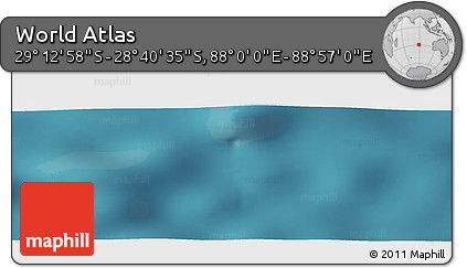 Satellite Panoramic Map of the Area around 28° 56' 46" S, 88° 28' 29" E