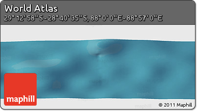 Satellite Panoramic Map of the Area around 28° 56' 46" S, 88° 28' 29" E