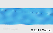 Shaded Relief Panoramic Map of the area around 28° 56' 46" S, 89° 10' 30" W