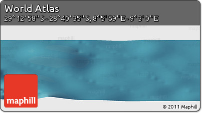 Satellite Panoramic Map of the Area around 28° 56' 46" S, 8° 34' 29" E