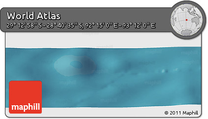 Satellite Panoramic Map of the Area around 28° 56' 46" S, 92° 43' 29" E