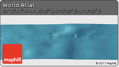 Satellite Panoramic Map of the Area around 28° 56' 46" S, 93° 34' 29" E