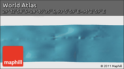 Satellite Panoramic Map of the Area around 28° 56' 46" S, 93° 34' 29" E