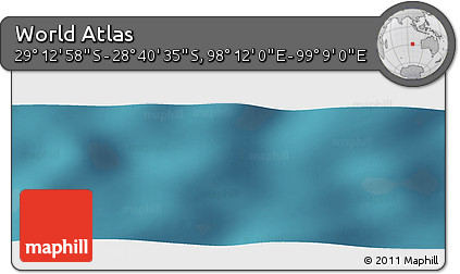Satellite Panoramic Map of the Area around 28° 56' 46" S, 98° 40' 30" E