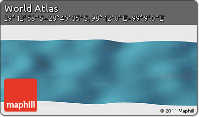 Satellite Panoramic Map of the Area around 28° 56' 46" S, 98° 40' 30" E