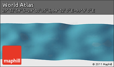 Satellite Panoramic Map of the Area around 28° 56' 46" S, 98° 40' 30" E