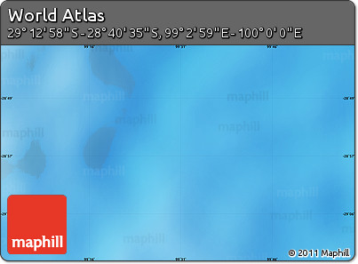 Physical Map of the Area around 28° 56' 46" S, 99° 31' 30" E