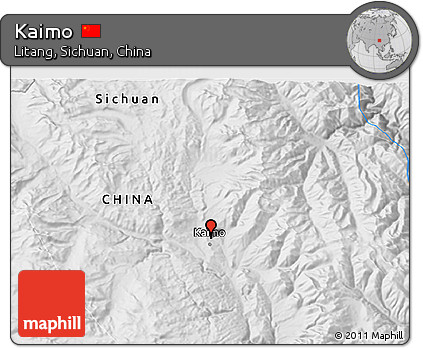 Physical 3D Map of Kaimo