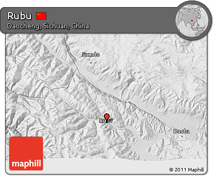 Physical 3D Map of Rubu