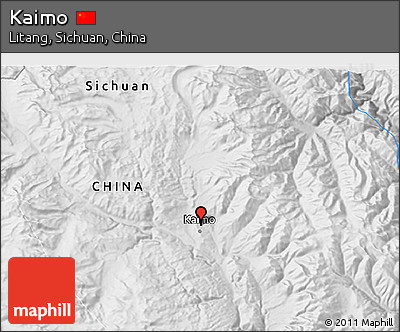 Physical 3D Map of Kaimo