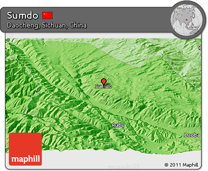 Political Panoramic Map of Sumdo