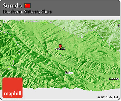 Political Panoramic Map of Sumdo