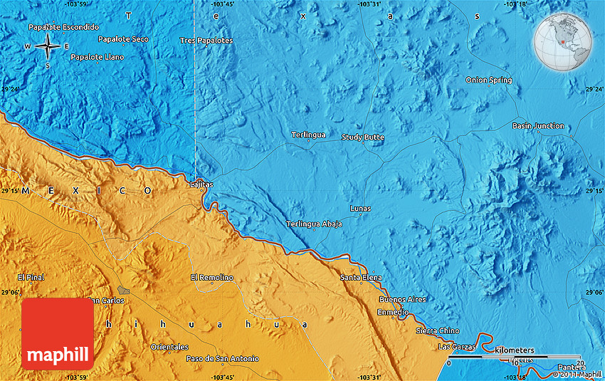 political-map-of-san-carlos