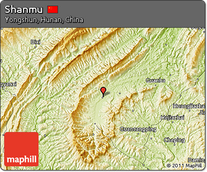 Physical 3D Map of Shanmu