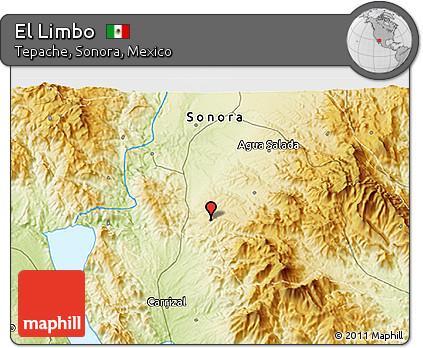 Physical 3D Map of El Limbo