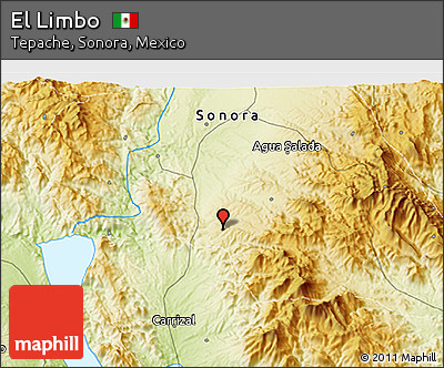 Physical 3D Map of El Limbo