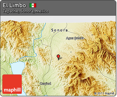 Physical 3D Map of El Limbo