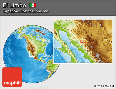 Physical Location Map of El Limbo