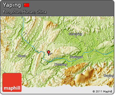 Physical 3D Map of Yaping