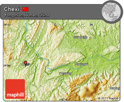 Physical Map of Chexi