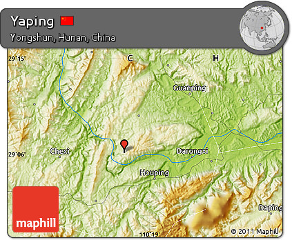 Physical Map of Yaping