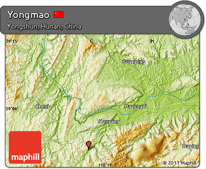 Physical Map of Yongmao