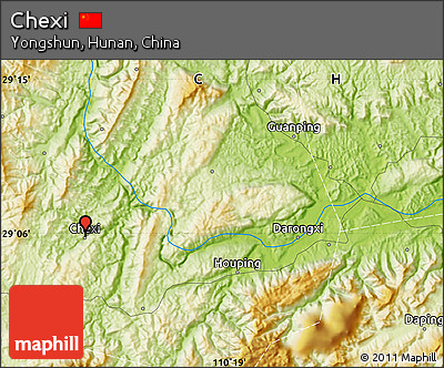 Physical Map of Chexi