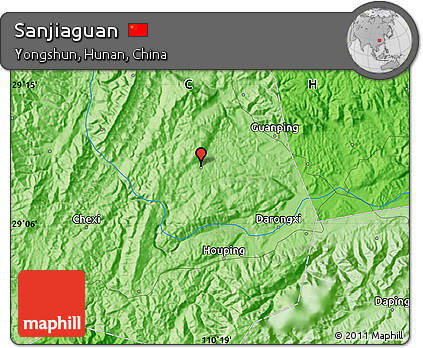 Political Map of Sanjiaguan
