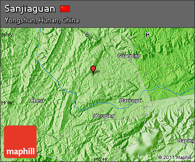 Political Map of Sanjiaguan