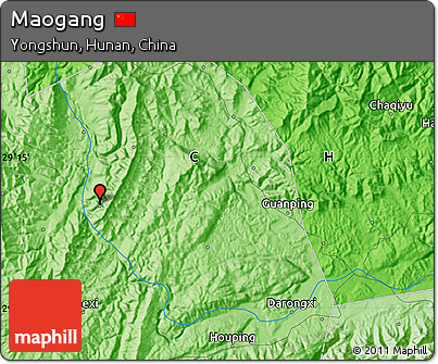 Political Map of Maogang