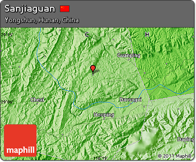 Political Map of Sanjiaguan