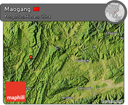 Satellite Map of Maogang