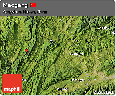 Satellite Map of Maogang