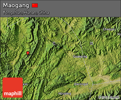 Satellite Map of Maogang